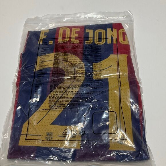 Nike Men’s Barcelona Football Club F. DeJong #21V Neck. L. Barca soccer spain - Picture 4 of 14
